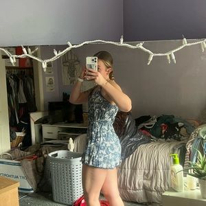 Short romper, a little showy for my body type.